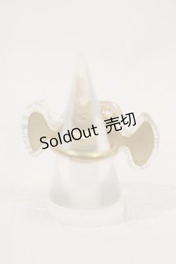 画像2: Q-pot. / ACC Sugar Snow Candy Ring 約12号 シルバーＸゴールド I-24-05-27-045-QP-AC-HD-ZI