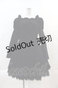 Moi-meme-Moitie / 別珍後ろ編み上げワンピース(2002年) 2 黒 I-24-05-31-014-MO-JA-HD-ZI