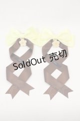 LOTUS ribbon / ツインリボンバレッタ   I-24-06-03-124-EL-AC-HD-ZY
