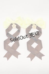 LOTUS ribbon / ツインリボンバレッタ   I-24-06-03-124-EL-AC-HD-ZY
