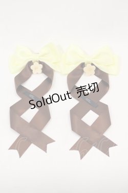 画像1: LOTUS ribbon / ツインリボンバレッタ   I-24-06-03-124-EL-AC-HD-ZY