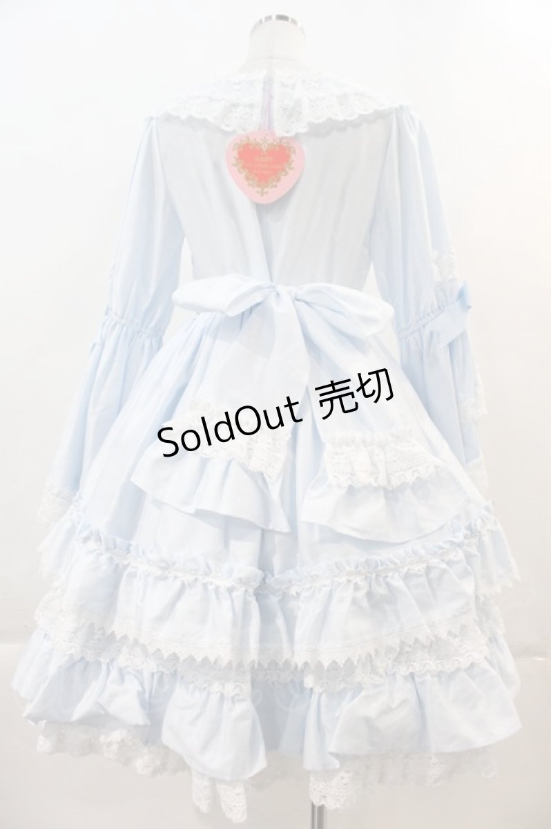 画像2: BABY,THE STARS SHINE BRIGHT / Secret Roseワンピース  サックス I-24-06-03-034-BA-OP-HD-ZI (2)