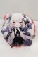 画像1: NieR Clothing / 和柄九尾クッション  白Ｘ黒 I-24-06-05-077-PU-ZA-HD-ZT-K016 (1)