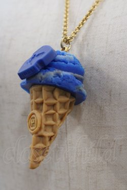 画像3: Q-pot. / レインブクローアイスクリームネックレス  青 I-24-06-05-081-QP-AC-HD-ZI