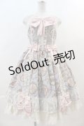 Angelic Pretty / Princess Rococoジャンパースカート  サックス I-24-06-11-044-AP-OP-HD-ZI