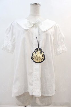画像1: ALICE and the PIRATES / La brise chantanteセーラーカラーブラウス  白 I-24-06-11-021-PA-BL-HD-OS