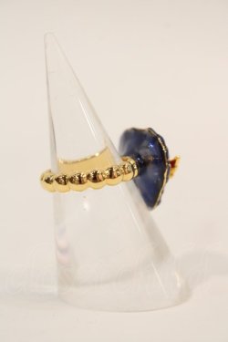 画像4: Q-pot. / ハートフルギフトリング(エターナル・ムーン・アーティクル) 約10号 青Ｘゴールド I-24-06-14-113-QP-AC-HD-ZI