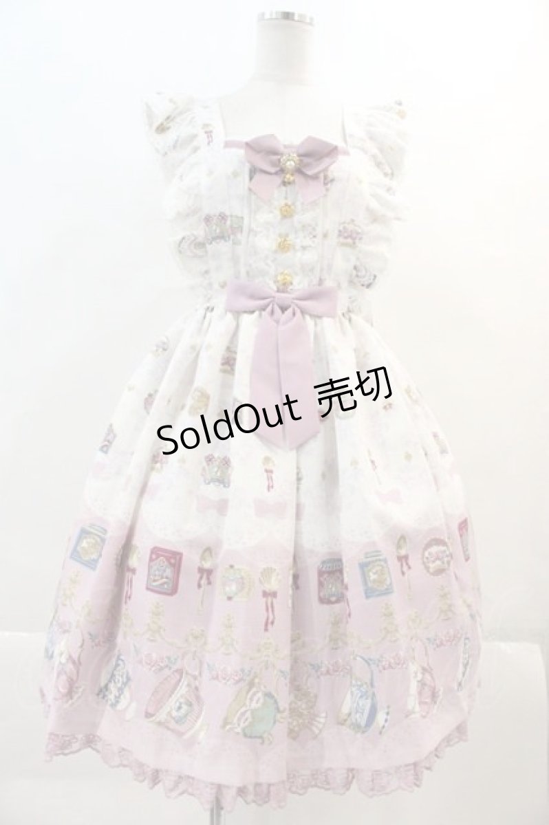 画像1: Angelic Pretty /  Rose Tea Gardenジャンパースカート  ピンク I-24-06-18-023-AP-OP-HD-ZI (1)