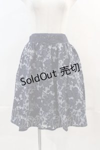 axes femme / バラ×蝶スカート M コン I-24-06-25-072-AX-SK-HD-ZT314