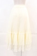 画像2: axes femme / レース切替ティアードスカート M キナリ I-24-06-25-080-AX-SK-HD-ZT399 (2)