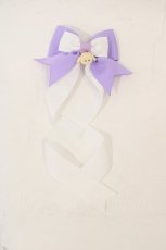 画像1: LOTUS ribbon / ツインリボンバレッタ(1つのみ)   I-24-06-27-105-EL-AC-HD-ZT437-F005 (1)