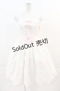 BABY,THE STARS SHINE BRIGHT / くみゃちゃんのStrawberry Garden刺繍ジャンパースカートII  ピンク I-24-06-28-099-BA-OP-HD-ZI