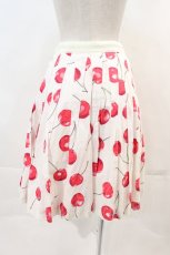 画像2: Jane Marple / チェリースカート  白Ｘ赤 I-24-06-28-113-JM-SK-HD-ZT141 (2)