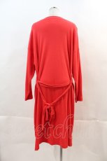 画像2: Franche Lippee / 刺繍入りロングカーディガン  赤 I-24-06-28-025-LO-TO-HD-ZT371 (2)