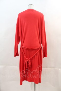 画像2: Franche Lippee / 刺繍入りロングカーディガン  赤 I-24-06-28-025-LO-TO-HD-ZT371