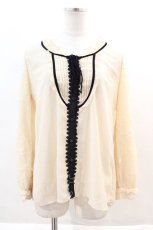 画像1: axes femme / ブラウス   I-24-07-09-031-AX-BL-HD-ZT152 (1)