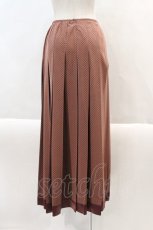 画像2: INGEBORG / ドットプリーツロングスカート M ピンク I-24-07-11-085-LO-SK-HD-ZT081 (2)