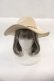 画像1: axes femme / フェルト中折れ女優帽  ベージュ I-24-07-11-099-AX-AC-HD-ZT-K011 (1)