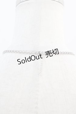 画像3: NieR Clothing / RANDOM STONE NECKLACE  シルバーＸ黒 I-24-07-17-093-PU-AC-HD-ZI