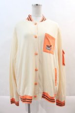 画像1: NieR CLOTHING / 4POCKET配色ブルゾンジャケット  クリーム I-24-07-17-105-PU-JA-HD-ZI (1)