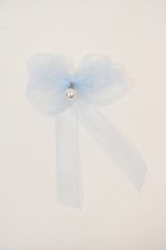画像1: LOTUS ribbon / シフォンリボンクリップ   I-24-07-19-120-EL-AC-HD-ZT437-F004 (1)