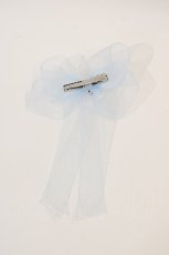 画像2: LOTUS ribbon / シフォンリボンクリップ   I-24-07-19-120-EL-AC-HD-ZT437-F004 (2)
