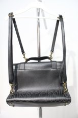 画像2: Maison de FLEUR / リセエンヌ達のサッチェルリュック  黒 I-24-07-20-095-LO-BG-HD-ZTK012 (2)