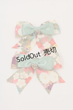 画像1: LOTUS ribbon / リボンクリップセット   I-24-07-20-120-EL-AC-HD-ZT437