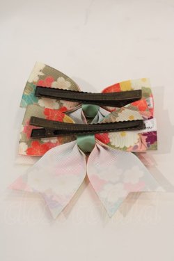 画像2: LOTUS ribbon / リボンクリップセット   I-24-07-20-120-EL-AC-HD-ZT437