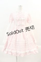 Angelic Pretty / 2008年 Lucky Pack ワンピース単品  ピンクｘ白 I-24-07-22-069-AP-OP-HD-ZI