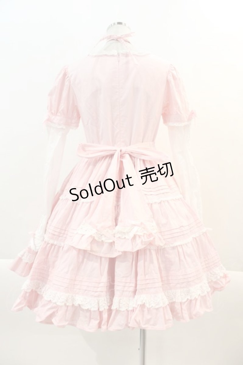 画像2: Angelic Pretty / 2008年 Lucky Pack ワンピース単品  ピンクｘ白 I-24-07-22-069-AP-OP-HD-ZI (2)
