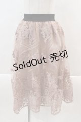 axes femme / コードレーススカート M アワピンク I-24-07-22-081-AX-SK-HD-ZT119