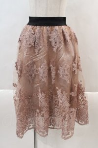 axes femme / コードレーススカート M アワピンク I-24-07-22-081-AX-SK-HD-ZT119