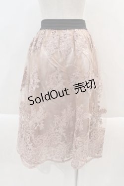 画像2: axes femme / コードレーススカート M アワピンク I-24-07-22-081-AX-SK-HD-ZT119