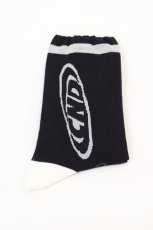 画像1: Candy Stripper / ロゴソックス  黒Ｘ白Ｘグレー I-24-07-22-115-PU-ZA-HD-ZT424-F001 (1)