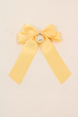 画像1: LOTUS ribbon / パールリボンクリップ   I-24-07-24-078-EL-AC-HD-ZT437