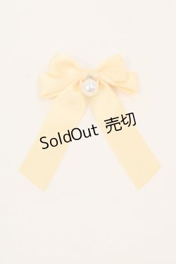 画像1: LOTUS ribbon / パールリボンクリップ   I-24-07-24-078-EL-AC-HD-ZT437-F001