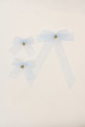 LOTUS ribbon / リボンブローチセット  サックス I-24-07-24-084-EL-ZA-HD-ZT437