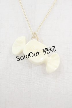 画像1: Q-pot. / ミルクキャンディーネックレス  白Ｘゴールド I-24-07-28-062-QP-AC-HD-ZI
