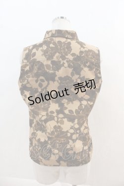 画像2: PINK HOUSE / 葉っぱプリントベスト  ブラウン I-24-07-31-055-LO-TO-HD-ZT041