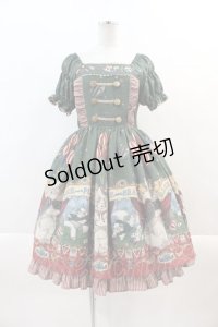 ALICE and the PIRATES / Marionette Chris柄ワンピース  グリーン I-24-07-31-124-PA-OP-HD-ZI