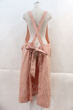 画像2: PINK HOUSE / ローズハートリース刺繍タブリエ  ピンク I-24-08-03-071-LO-OP-HD-ZI