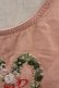 画像3: PINK HOUSE / ローズハートリース刺繍タブリエ  ピンク I-24-08-03-071-LO-OP-HD-ZI (3)
