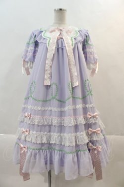 画像1: Angelic Pretty / Easter Eggワンピース  ラベンダー I-24-08-09-077-AP-OP-HD-ZY
