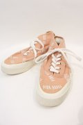 PINK HOUSE / ロゴスニーカー 約23CM(内側採寸) ピンクＸ白 I-24-08-09-123-LO-SH-HD-ZT-K014