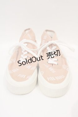 画像2: PINK HOUSE / ロゴスニーカー 約23CM(内側採寸) ピンクＸ白 I-24-08-09-123-LO-SH-HD-ZT-K014