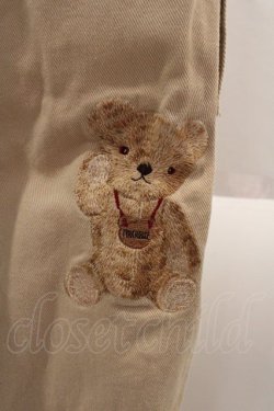 画像3: PINK HOUSE /  おてくまさん刺繍パンツ M アイボリー I-24-08-13-120-LO-PA-HD-ZI
