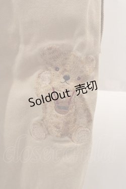 画像3: PINK HOUSE /  おてくまさん刺繍パンツ M アイボリー I-24-08-13-120-LO-PA-HD-ZI