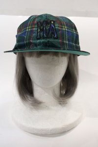 MILKBOY / SEE THRU CAP  グリーンチェック I-24-08-13-032-MB-AC-HD-ZT424