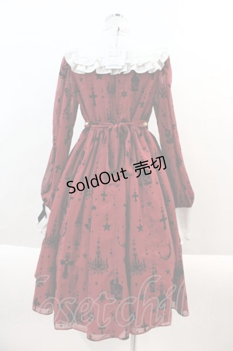 画像2: Angelic Pretty / Holy Lantern Cross Dress  ワイン  I-24-08-15-062-AP-OP-HD-ZI (2)